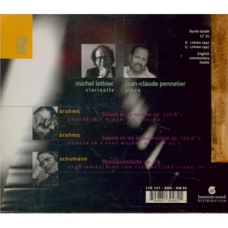 BRAHMS - Lethiec - Sonate pour clarinette et piano n°1 en fa mineur op.1..